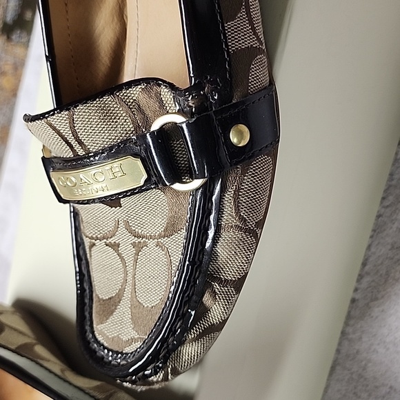 Coach brown signature loafers 8.5 - Picture 5 of 7